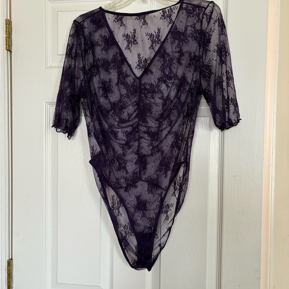 Purple Lace  New Bodysuit.